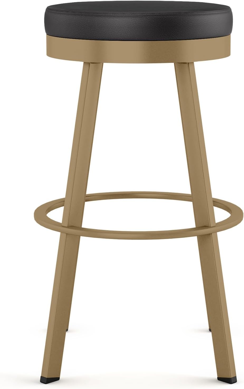 Black Gold Swivel Counter Bar Stool