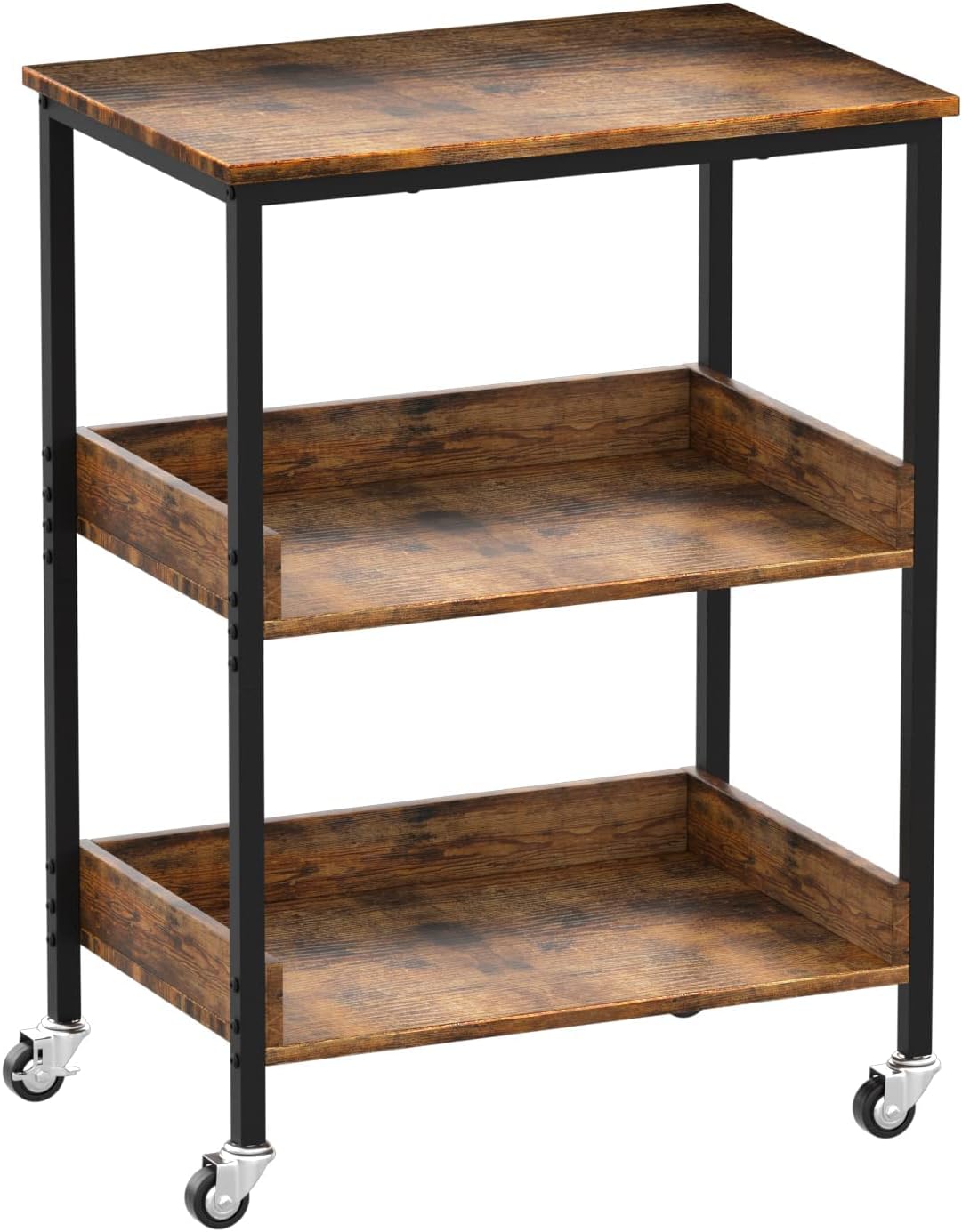 3-Tier Rolling Microwave Cart