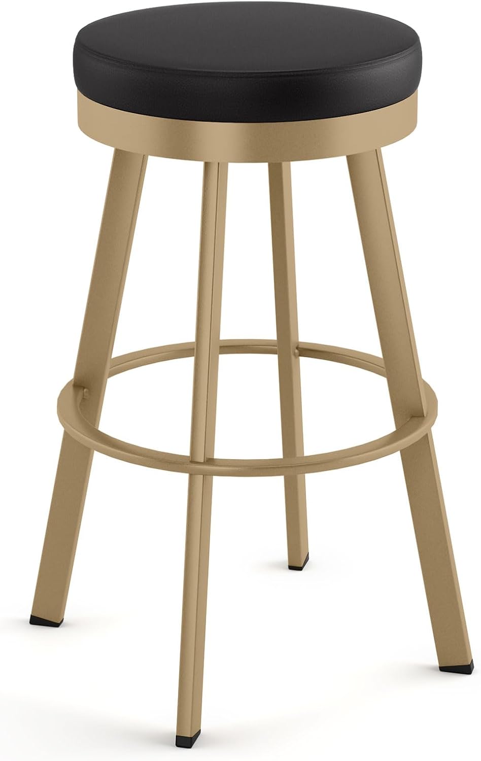 Black Gold Swivel Counter Bar Stool
