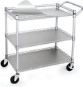Gray Heavy Duty Rolling Utility Cart