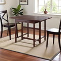 Walnut Drop Leaf Folding Dining Table