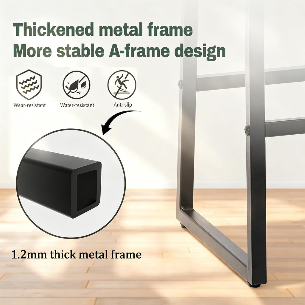 Black Saddle Counter Bar Stools