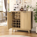 Natural Fluted Wine Sideboard