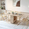 Wood Drop Leaf Dining Table Drawers Wheels