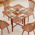 Walnut Drop Leaf Extendable Dining Table